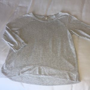 Ann Taylor Super Soft Boatneck Long Sleeve Tee, S